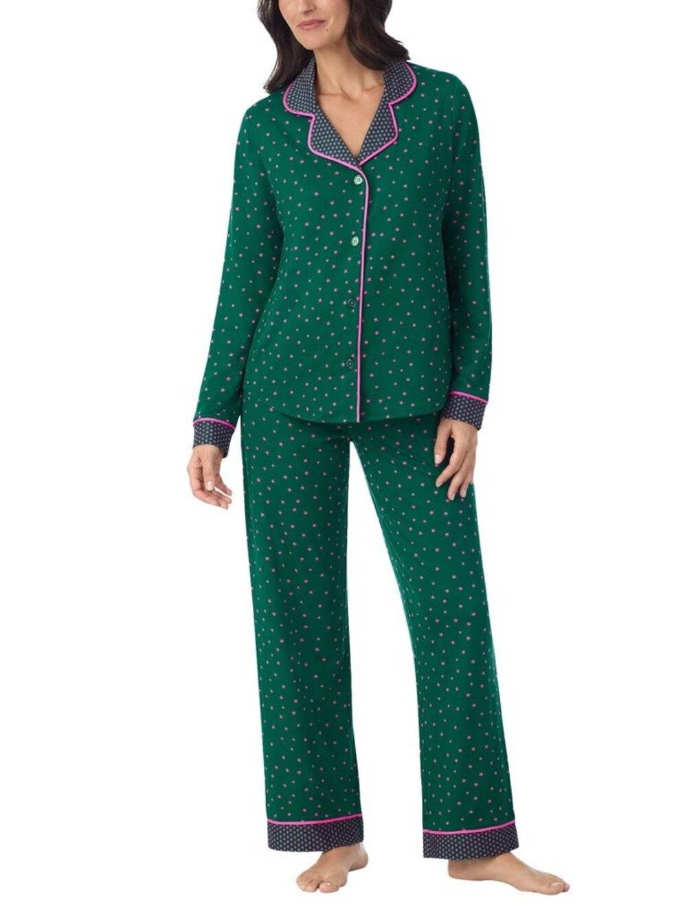 Room Service Women's Notch Collar PJ Set